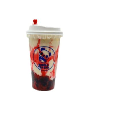 Н13 розовый закат с клубникой в Bubble tea bar по цене 499 ₽