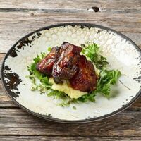 Ребра с картофельным пюре в Литвины