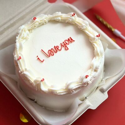 Бенто-торт I love you в The.cakes_spb по цене 1950 ₽