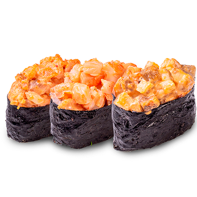 Гункан спайси трио в Umishi по цене 580 ₽