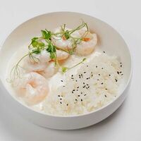 Креветки в сливочно-винном соусе в Sant