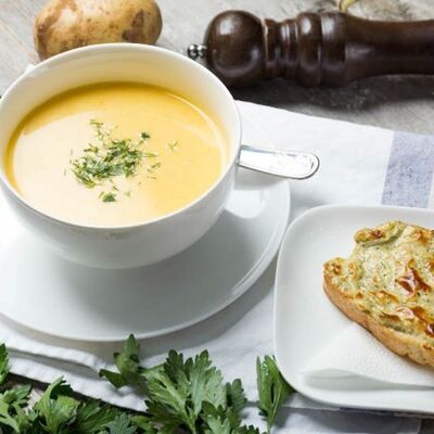 Суп-пюре сырный в За плетнём по цене 159 ₽