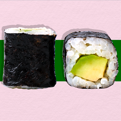 Авокадо маки в Rolls & Bowls по цене 190 ₽