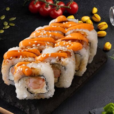 Шримп ролл Фитнес еда в Самурай SUSHI PREMIUM по цене 560 ₽