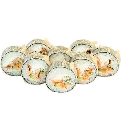 Ролл темпура с лососем и угрем в СушиWok по цене 374