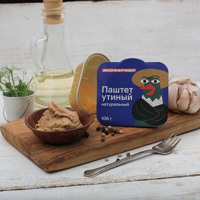 Паштет утиный натуральный Эко-фермер в Салон Вкуса по цене 130 ₽