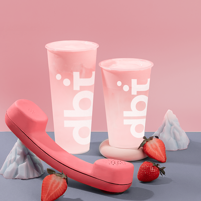 Айсберг Клубника Обьем L (большой) в Double bubble tea по цене 700 ₽