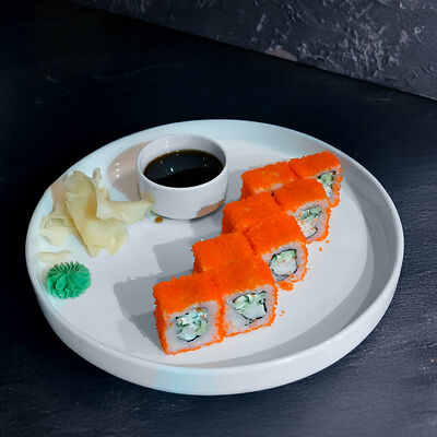 Ролл Калифорния с креветкой в Berberry & ptichka по цене 650 ₽