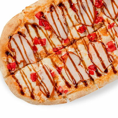 Цыпленок Терияки в Некруглая пицца и роллы по цене 453 ₽