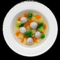 Суп с фрикадельками в Питькофе Купер