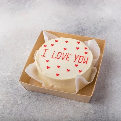 Бенто-торт I love you в Сладкое бюро по цене 1750 ₽