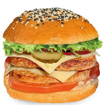 Бургер двойной от шефа в Премиум Татмак на Московском по цене 760 ₽