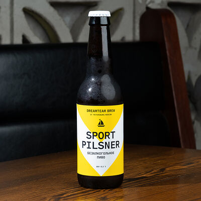 Пиво безалкогольное S-Port Pilsner в Ezo Izakaya по цене 490 ₽
