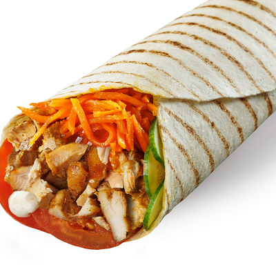 Шаверма по-корейски в Три соуса по цене 409 ₽