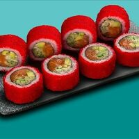 Калифорния с лососем в О! Суши