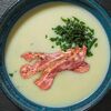 Суп Сырный с беконом и гренками в Кафе Мафия по цене 520