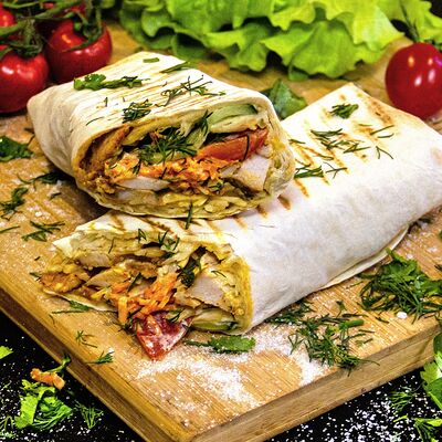 Шаурма со свининой Vip в Огонёк по цене 500 ₽