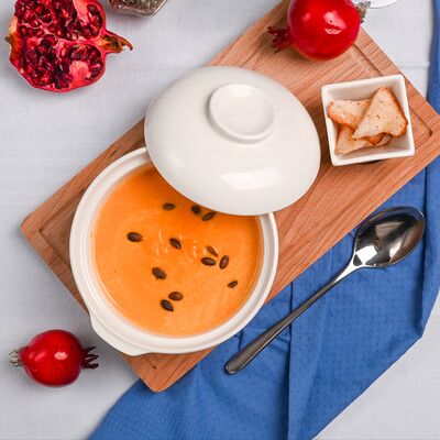 Тыквенный крем-суп в Keto & Kote Грузинская кухня по цене 504 ₽