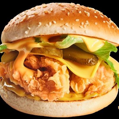 Чикен чизбургер в Kannam Chicken по цене 335 ₽