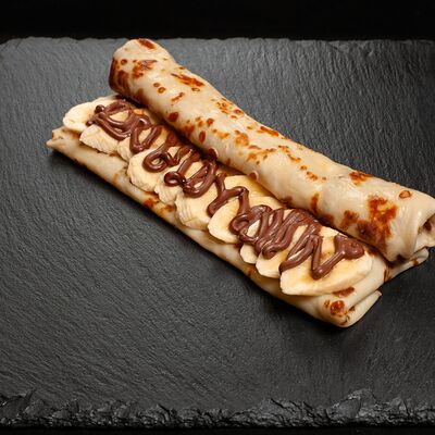 Блин с Бананом и Нутеллой в Кофе блин по цене 379 ₽