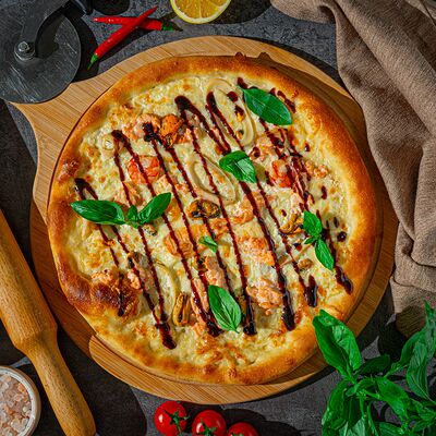 Пицца морскаяв Поляна по цене 1280 ₽