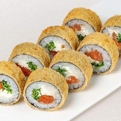 Ролл Темпура с лососем в Суши Wok по цене 579 ₽