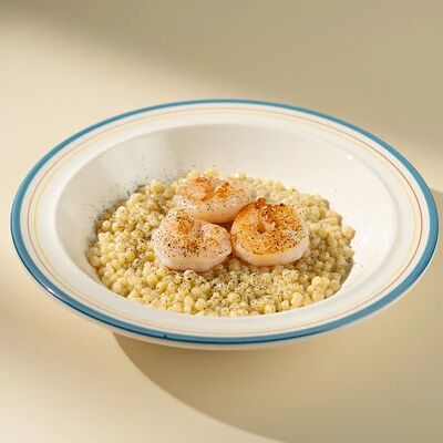 Птитим с креветками в Civil Coffee Bar по цене 790 ₽