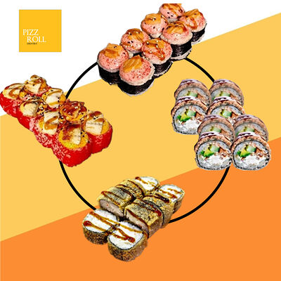 Хот Микс (32 шт) в PIIZZ ROLL по цене 1950 ₽
