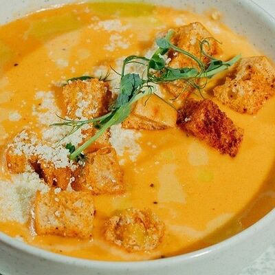 Крем суп сырный в Хочу и буду по цене 434 ₽