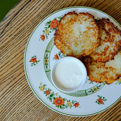 Драники со сметаной в Benedict по цене 20 р.