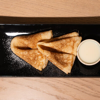 Блинчики со сгущенным молоком в Наша хвоя по цене 190 ₽