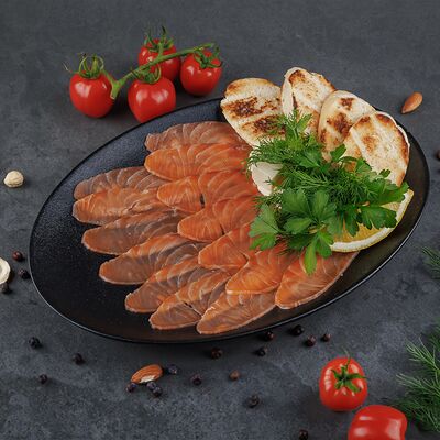 Лосось малосольный в Руки ВВерх! Бар по цене 1400 ₽