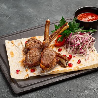 Шашлык из каре барашка в Гранат по цене 1150