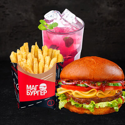 Комбо Дачный бургер и лимонад в Магбургер & Братья Караваевы по цене 495