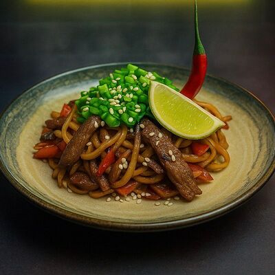 Вок с телятиной в Foggy Dew рестопаб по цене 690 ₽