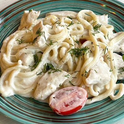 Паста в сливочном соусе в Чайхана Азия Базар по цене 389