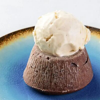 Шоколадный фондан в Osteria Amici по цене 770 ₽