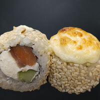 Запеченная Филадельфия спешл в Пицца vs Роллы