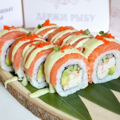 Филадельфия де-люкс с крабом в Держи рыбу по цене 1050