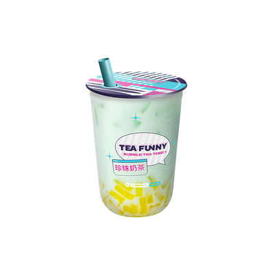 S Ананас-блю с кусочками манго в Tea funny Bubble tea по цене 419 ₽