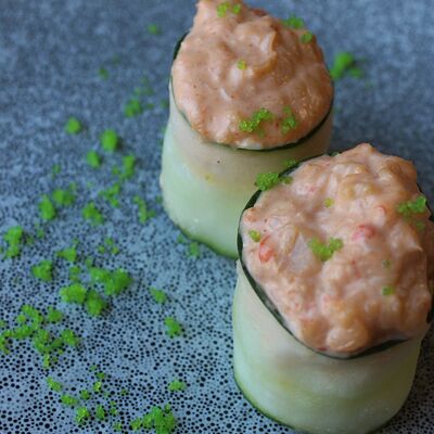 Гункан спайси-креветка в Чо? Капчо! по цене 220