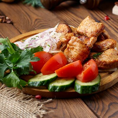 Шашлык из свинины в Кафе Дымок по цене 280 ₽