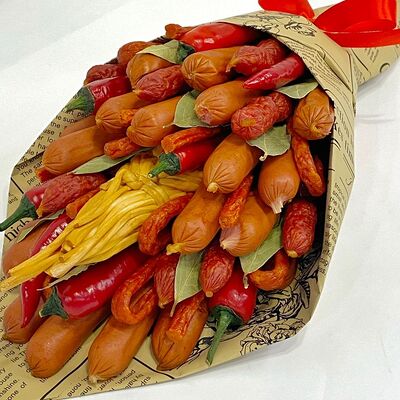 Съедобный мужской букет №12 в Buketonline - Съедобные букеты и клубника в шоколаде по цене 3410 ₽