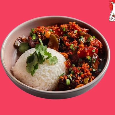 Рис со свининой кимчив Ramen bar xChina new boys по цене 650 ₽