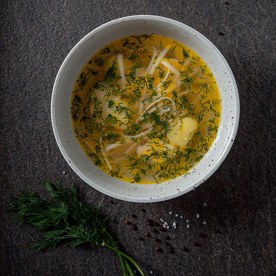 Суп лапша 250 гр в LEAF BISTRO express по цене 164 ₽