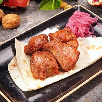 Шашлык из свиной шеи в Сулугуни по цене 724 ₽