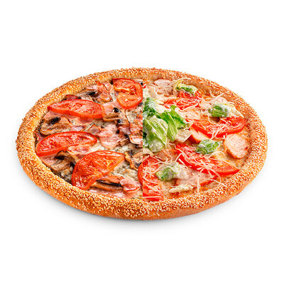 Половинки Альфредо 36 и Цезарь 36 в ПЕППЕРС ПИЦЦА по цене 1295 ₽