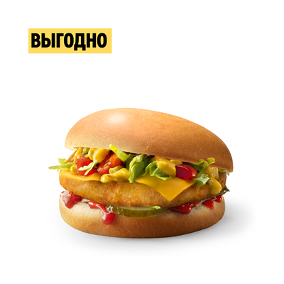Чизбургер де люкс в ROSTIC’S по цене 144 ₽