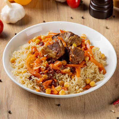 Плов в Км-халяль по цене 420 ₽