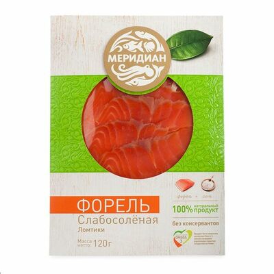 Форель слабосоленая Меридиан в Азбука Вкуса Экспресс Меню по цене 449 ₽
